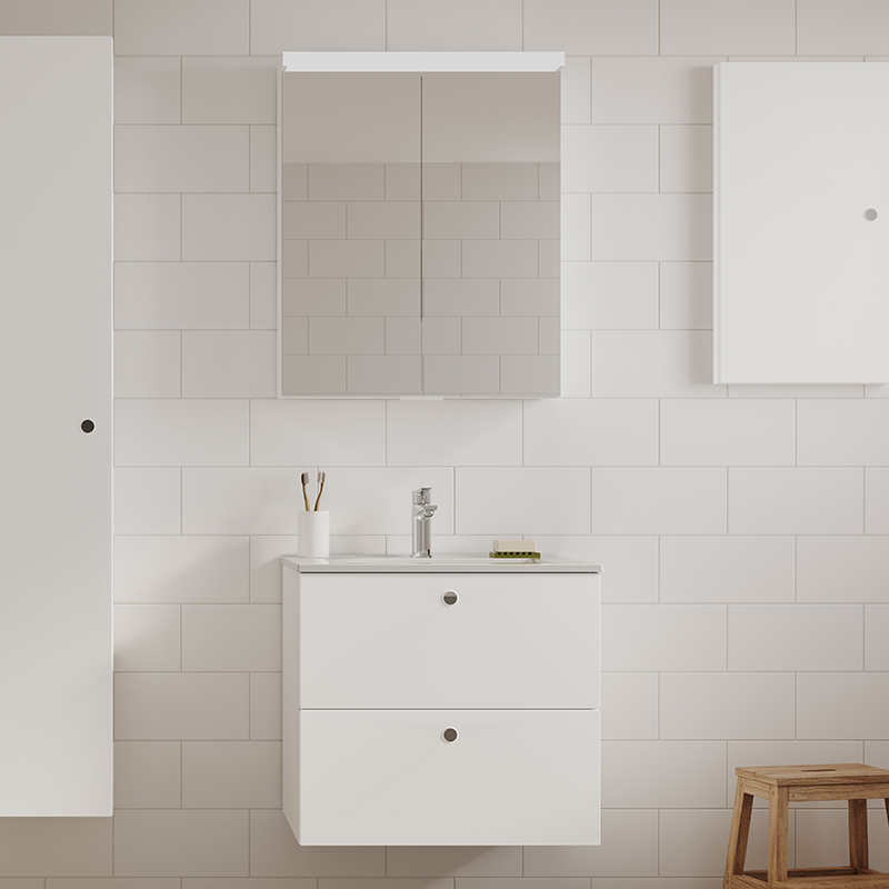 Intro möbelserie i vit matt