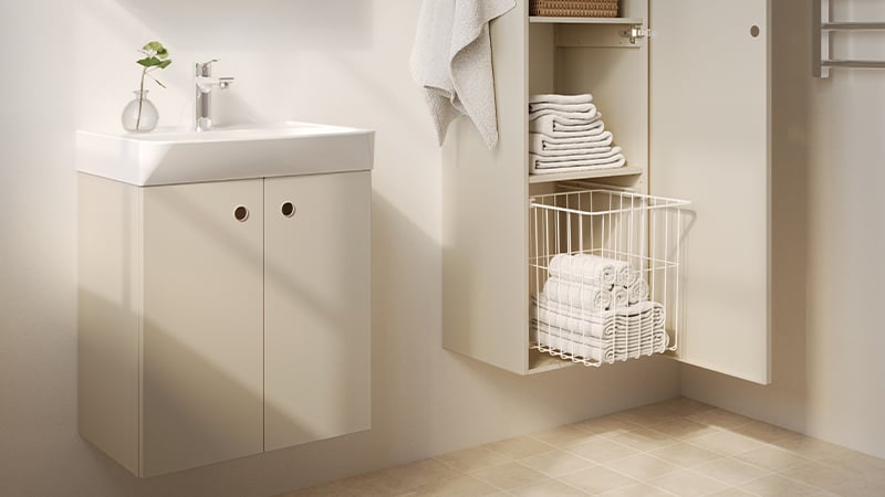 Intro tvättställsskåp i plåt