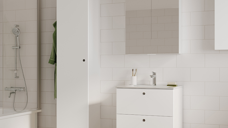 Intro tvättställsskåp i plåt