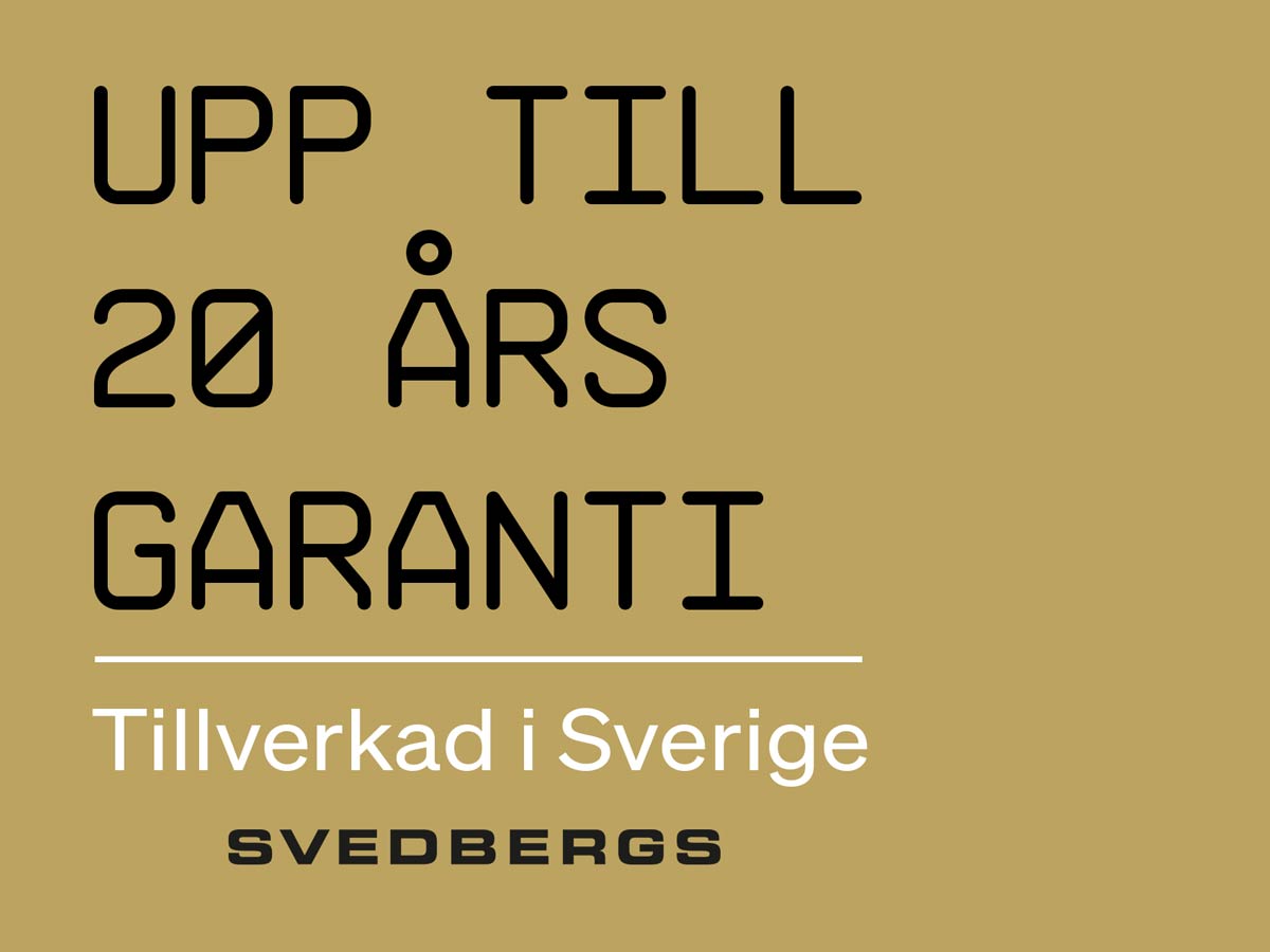 Upp till 20 års garanti på badrumsmöbler