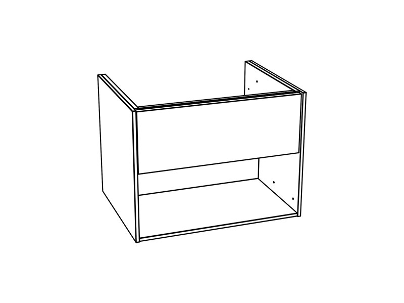 Epos kommod 60x45 med en låda