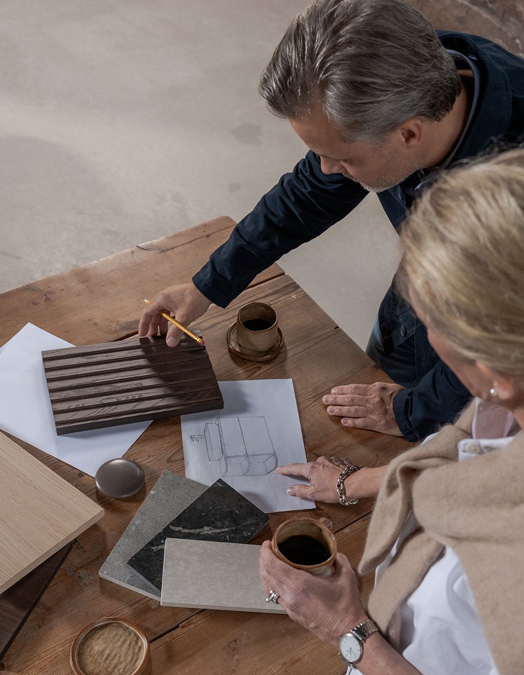 Produktcheferna Mia Larsson och Johan Körner