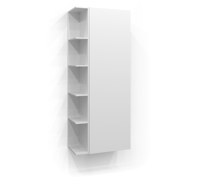 Högskåp 160x50 med fri förvaring